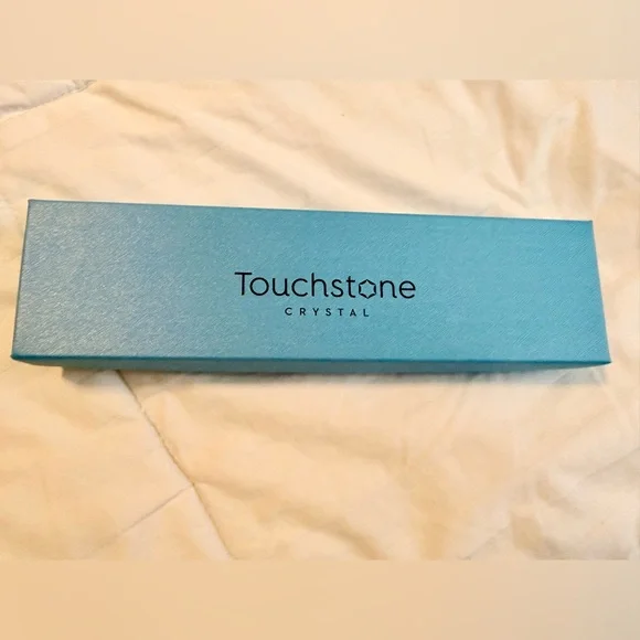 Statement Adjustable Necklace, Black and White Crystal from Touchstone, NIB - Picture 8 of 8